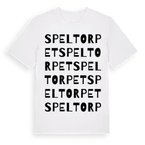 Speltorpet ordlek t-shirt – ekologisk bomull t-shirt från Pinshirt