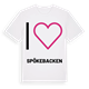 Jag älskar Spökebacken t-shirt stort tryck