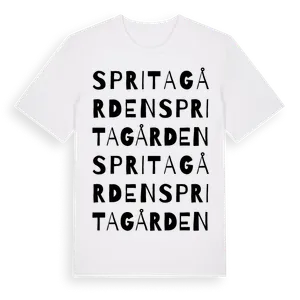 Spritagården ordlek t-shirt – ekologisk bomull t-shirt från Pinshirt