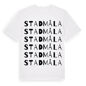 Stadmåla ordlek t-shirt – ekologisk bomull t-shirt från Pinshirt
