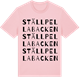 Pink Cotton t-shirt med Ställpellabacken ordlek t-shirt