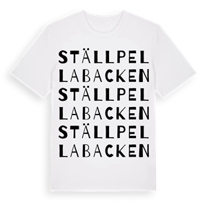 Ställpellabacken ordlek t-shirt – ekologisk bomull t-shirt från Pinshirt