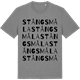 Mid Heather Gray t-shirt med Stångsmåla ordlek t-shirt
