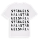 Stänkelsmåla ordlek t-shirt