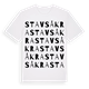 Stavsåkra ordlek t-shirt