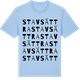 Blue Soul t-shirt med Stavsättra ordlek t-shirt