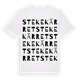 Stekekärret ordlek t-shirt