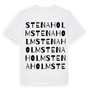 Stenaholm ordlek t-shirt – ekologisk bomull t-shirt från Pinshirt