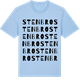 Blue Soul t-shirt med Stenbro ordlek t-shirt