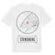White t-shirt med Stensberg t-shirt