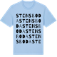 Blue Soul t-shirt med Stensboda ordlek t-shirt