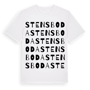 Stensboda ordlek t-shirt – ekologisk bomull t-shirt från Pinshirt
