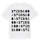 Stensboda ordlek t-shirt