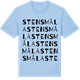 Blue Soul t-shirt med Stensmåla ordlek t-shirt