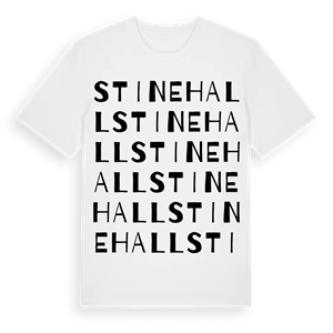 Stinehall ordlek t-shirt – ekologisk bomull t-shirt från Pinshirt