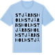 Blue Soul t-shirt med Stjärnsholm ordlek t-shirt