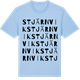 Blue Soul t-shirt med Stjärnvik ordlek t-shirt