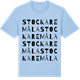 Blue Soul t-shirt med Stockaremåla ordlek t-shirt