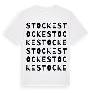 Stocke ordlek t-shirt – ekologisk bomull t-shirt från Pinshirt