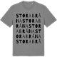 Mid Heather Gray t-shirt med Stora Bråna ordlek t-shirt
