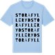 Blue Soul t-shirt med Stora Fylleryd ordlek t-shirt