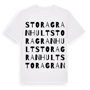 Stora Granhult ordlek t-shirt – ekologisk bomull t-shirt från Pinshirt