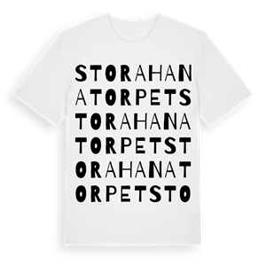 Stora Hanatorpet ordlek t-shirt – ekologisk bomull t-shirt från Pinshirt