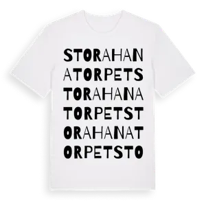 Stora Hanatorpet ordlek t-shirt – ekologisk bomull t-shirt från Pinshirt