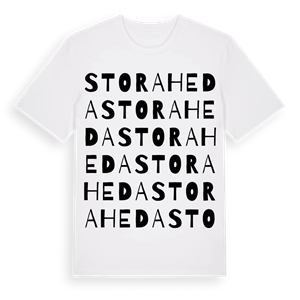 Stora Heda ordlek t-shirt – ekologisk bomull t-shirt från Pinshirt