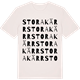 Vintage White t-shirt med Stora Kärr ordlek t-shirt