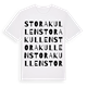 Stora Kullen ordlek t-shirt