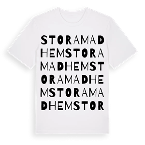 Stora Madhem ordlek t-shirt – ekologisk bomull t-shirt från Pinshirt