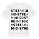 Stora Madhem ordlek t-shirt