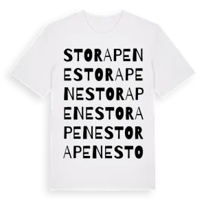 Stora Pene ordlek t-shirt – ekologisk bomull t-shirt från Pinshirt