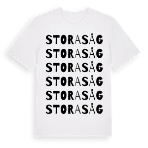 Stora Såg ordlek t-shirt – ekologisk bomull t-shirt från Pinshirt