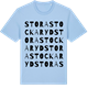 Blue Soul t-shirt med Stora Stockaryd ordlek t-shirt
