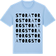 Blue Soul t-shirt med Stora Torg ordlek t-shirt