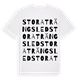 Stora Trängsled ordlek t-shirt