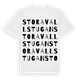 Stora Vallstugan ordlek t-shirt