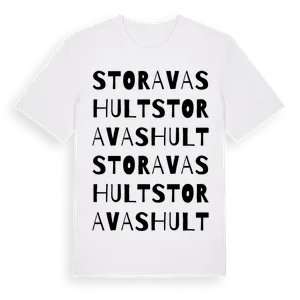 Stora Vashult ordlek t-shirt – ekologisk bomull t-shirt från Pinshirt