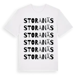 Storanäs ordlek t-shirt – ekologisk bomull t-shirt från Pinshirt