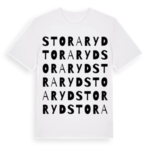 Storaryd ordlek t-shirt – ekologisk bomull t-shirt från Pinshirt