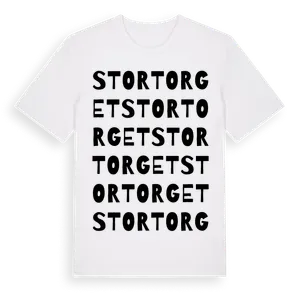 Stortorget ordlek t-shirt – ekologisk bomull t-shirt från Pinshirt