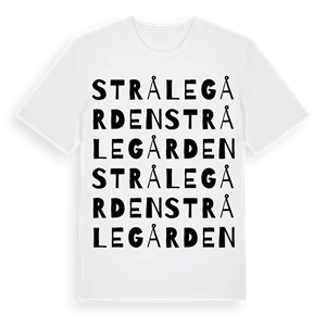 Strålegården ordlek t-shirt – ekologisk bomull t-shirt från Pinshirt