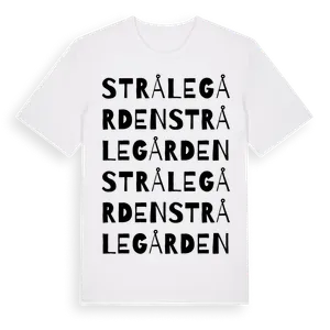 Strålegården ordlek t-shirt – ekologisk bomull t-shirt från Pinshirt