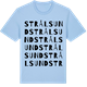 Blue Soul t-shirt med Strålsund ordlek t-shirt