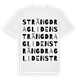 Strängdragliden ordlek t-shirt