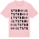 Pink Cotton t-shirt med Strömhult ordlek t-shirt