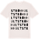 Vintage White t-shirt med Strömhult ordlek t-shirt