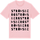 Pink Cotton t-shirt med Strömsberg ordlek t-shirt